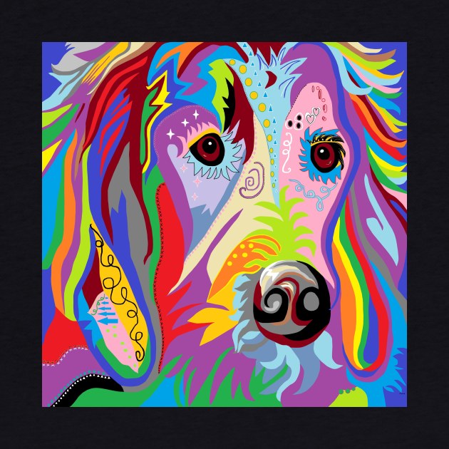 Colorful Retriever by EloiseART